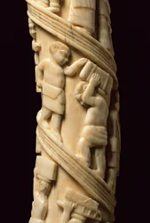 Carved Tusks (detail)